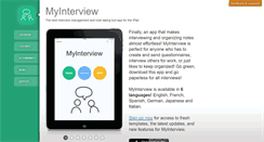 Desktop Screenshot of myinterviewapp.com