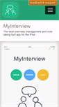 Mobile Screenshot of myinterviewapp.com
